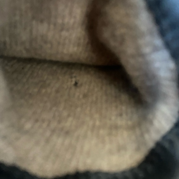 Women’s Long Black Leather Gloves Cashmere Lined Flawed Size 8 - Picture 5 of 7